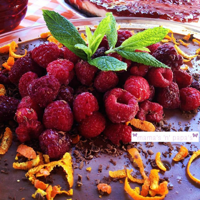 Σοκολατένια Πανακότα με Rasberries