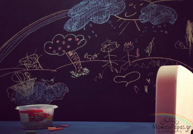 chalkboard drawings kids drawing