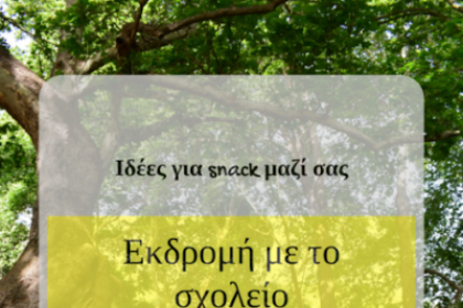 Σαν οργανωμένη μαμά που είμαι θέλησα να μοιραστώ μαζί σου τι θα φροντίσω να έχω μαζί μου! Ιδέες για σνακ για εκδρομή με το σχολείο και όχι μόνο στη στήλη μου για το Παιδί!