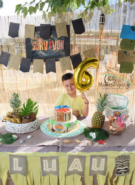survivor birthday party decoration