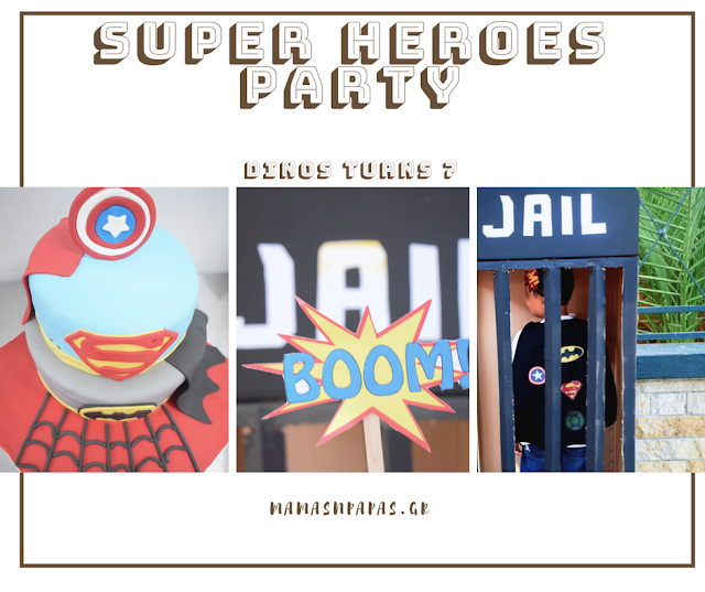 SUPER HEROES PARTY- DINOS 7TH BIRTHDAY PARTY