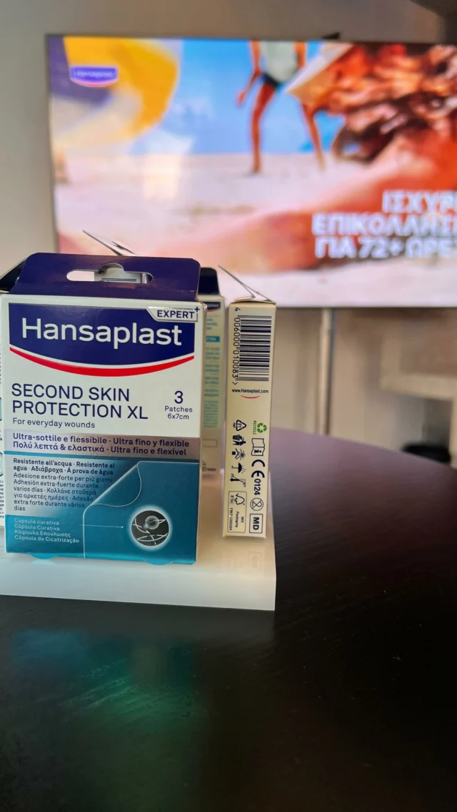 In @hansaplastgreece we trust 💙
#secondskinprotection #hansaplastgreece #επίθεμα